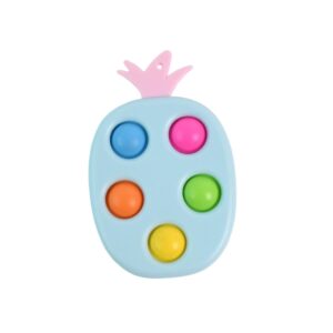 Silicone Push Pop Keychain Toy For Children (1 Pc)