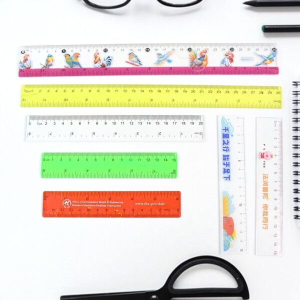 Exclusivequality Assorted Plastic Ruler (1 Pc & Mix Design) - Image 4