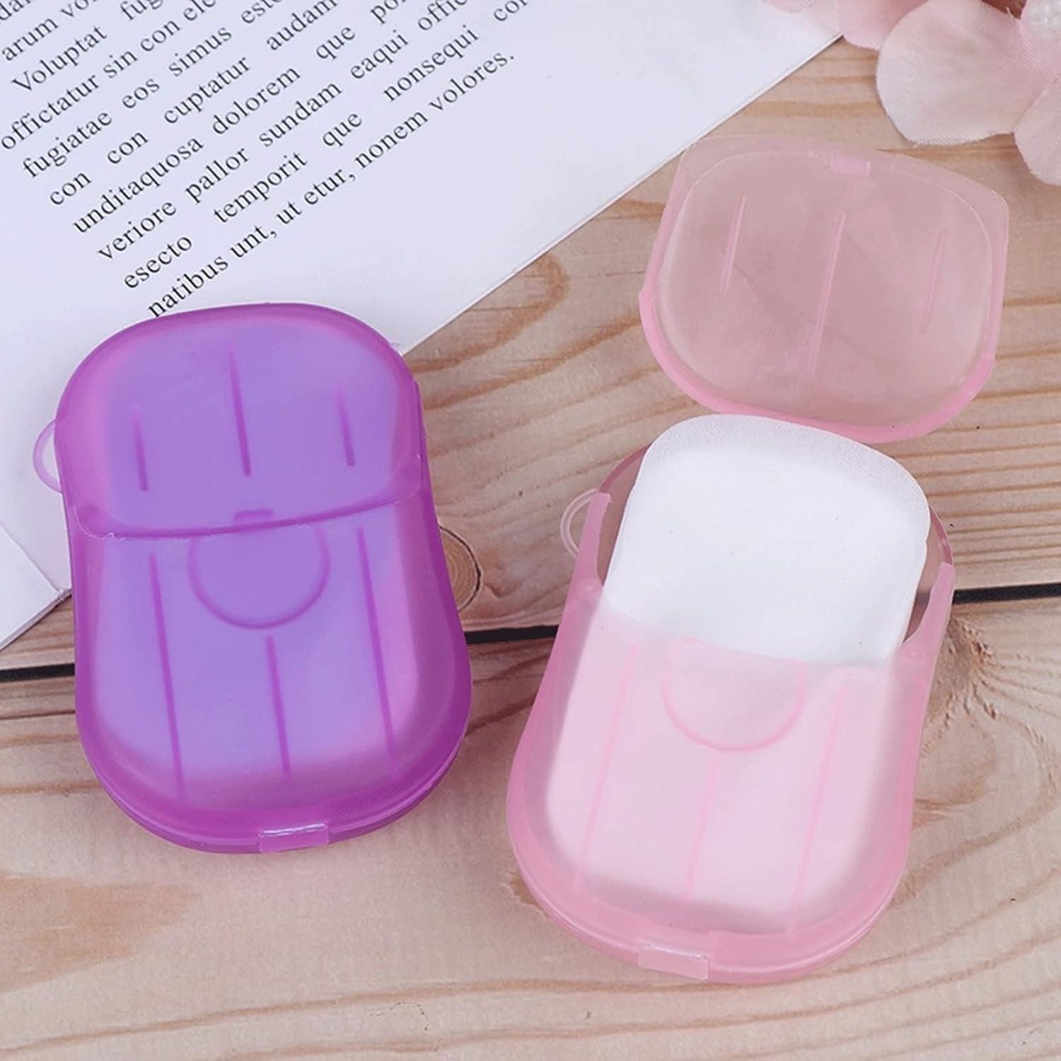 Compact & Portable Paper Soap Sheets 20 Sheets In A Travel-Friendly Box, Assorted Colors For Hygiene Anywhere - Image 5