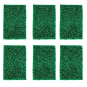 Scrub Sponge Cleaning Pads (Pack Of 6)  Durable, Multi-Purpose Scrubbing Pads For Kitchen, Dishwashing, And General Cleaning