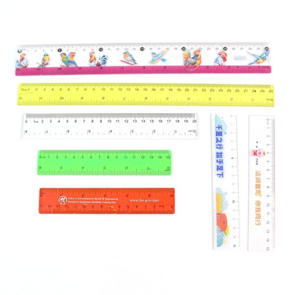 Exclusivequality Assorted Plastic Ruler (1 Pc & Mix Design)