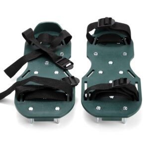 Lawn Aerator Spiked Sandals  1 Pair Studded Grass Shoes For Lawn Care, Soil Aeration & Garden Health