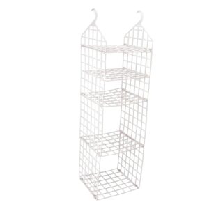 Multipurpose 5-Layer Hanging Clothes Storage Organizer  Foldable Closet Rack For Students, Wardrobes & Shelving  Ideal For Socks, T-Shirts, Scarves & More