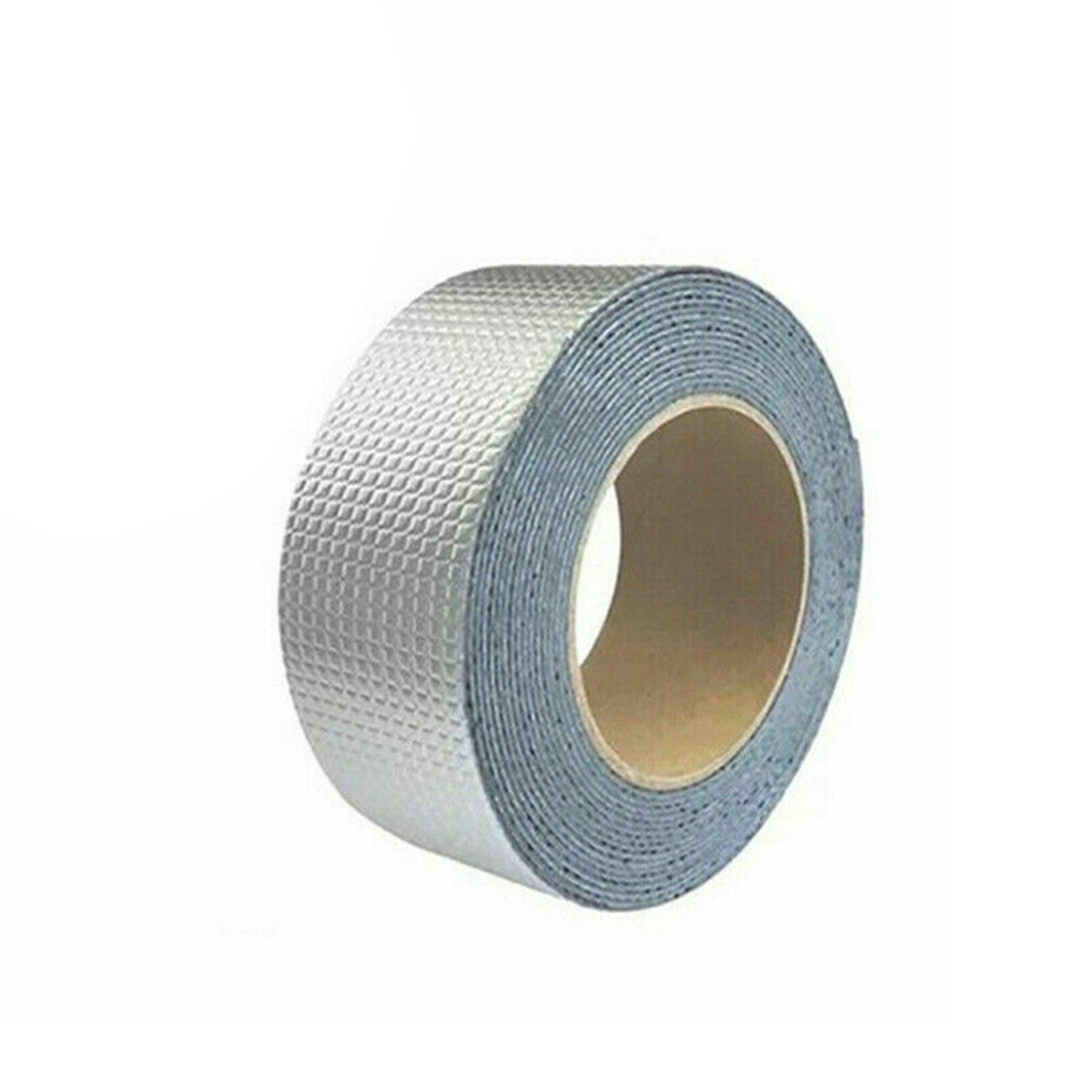 Insulation Resistant Aluminium Foil Duct Tape Roll 0.8Mm Heat Reflective Tape For Temperature Control And Energy Efficiency