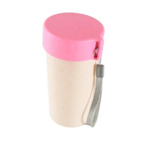 Travel Coffee Cup Portable Water Bottle Wheat Straw Coffee Tea Mug Coffee Mug With Lids For Coffee Tea (300 Ml Approx)