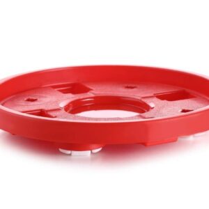 Kitchen Plastic Cylinder Trolley With Wheels - Gas Trolley, Lpg Cylinder Stand, Water Jug Stand, Flower Pot Stand