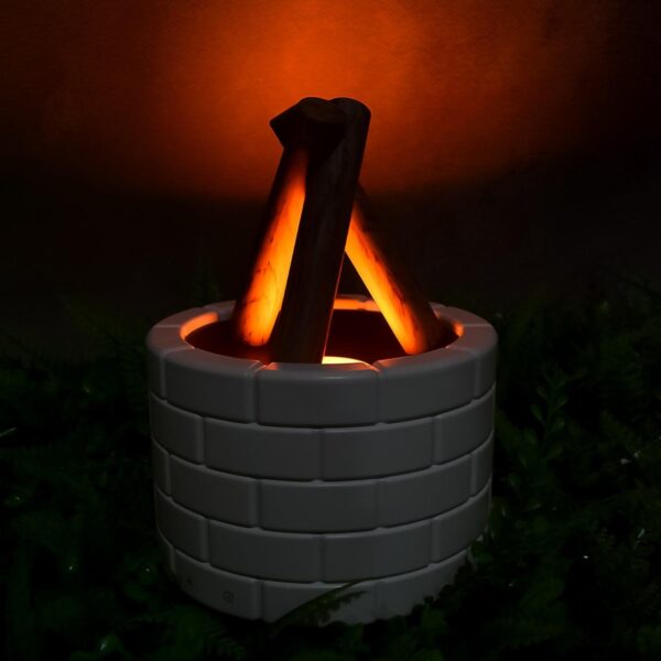 Bonfire Shaped Essential Oil Diffuser  Multi-Function Flame Effectdiffuser For Relaxation, Mood Lighting, And Home Ambiance (1 Piece) - Image 2