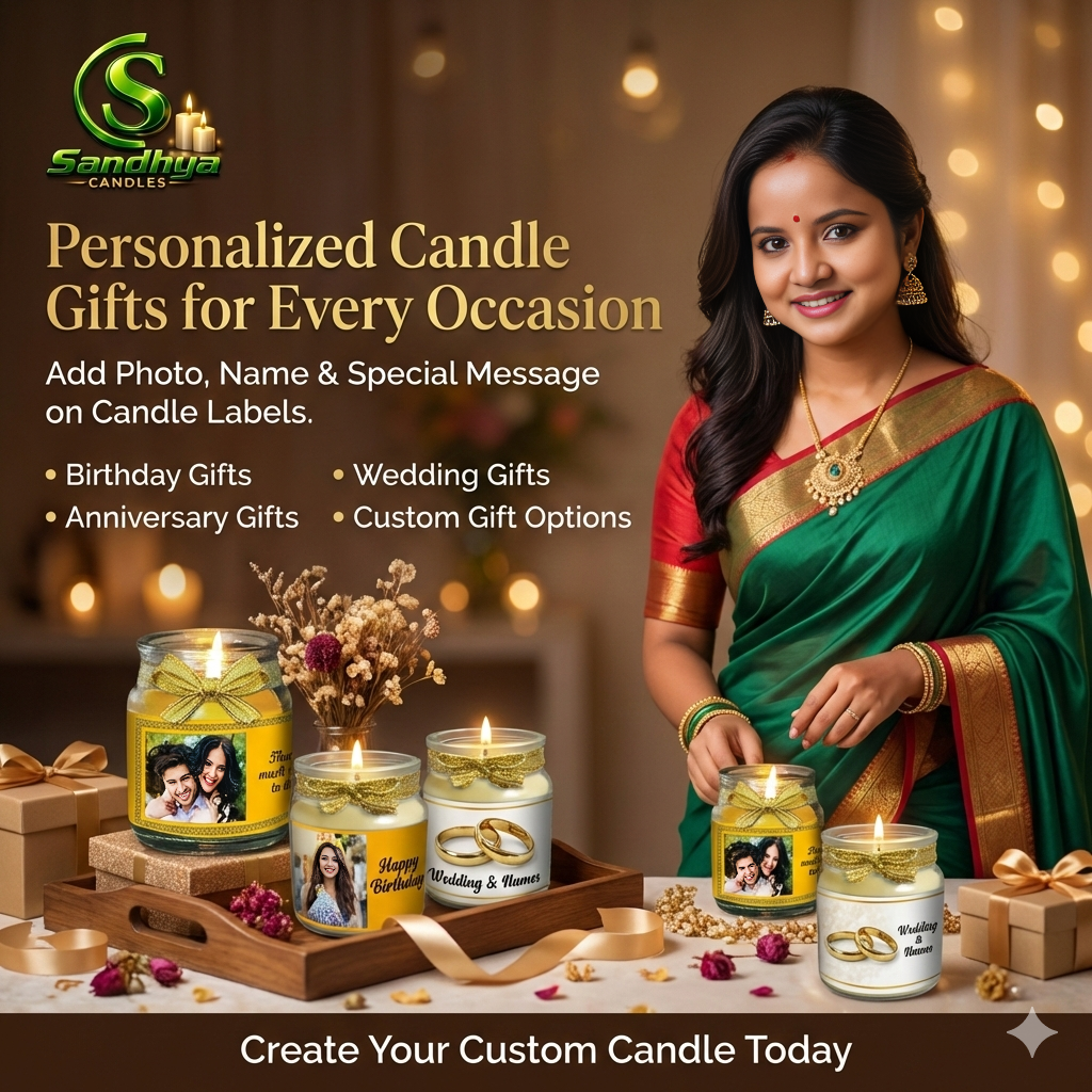 Personalized Photo Jar Candle Gift – Custom Name & Message Candle for Birthday, Anniversary & Wedding Gifts - Image 6